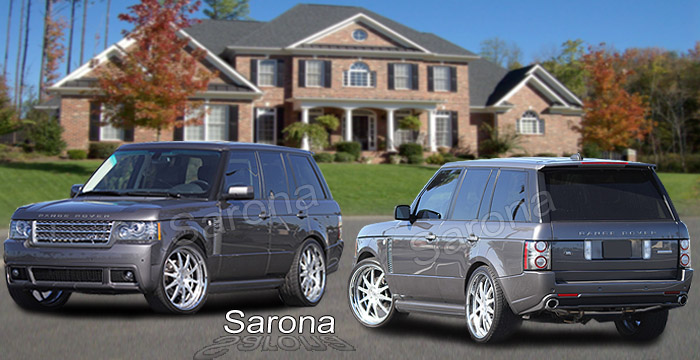 Custom Range Rover HSE Body Kit  SUV/SAV/Crossover (2006 - 2009) - $2990.00 (Manufacturer Sarona, Part #RR-006-KT)